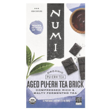Numi Tea, Organische Pu-Erh Thee, Ouderwetse Pu-Erh Thee Brick, 2,2 oz (63 g)
