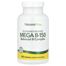 NaturesPlus, Sustancja Mega B-150, 90 Tabletów