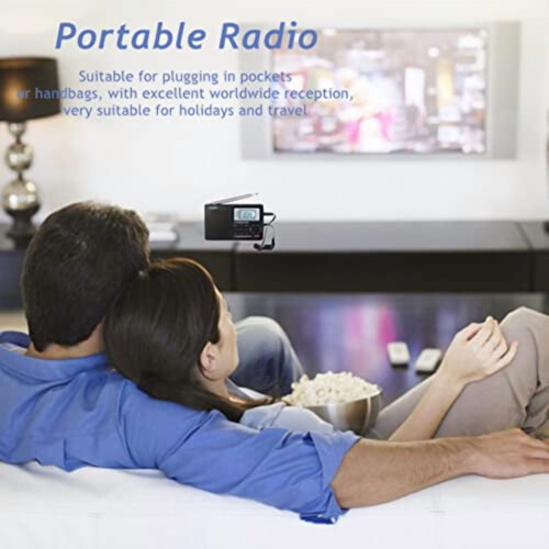 Φορητό ραδιόφωνο AM/FM/SW/LW με ξυπνητήρι 1