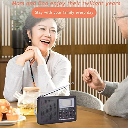 Digitalradio mit AM/FM/SW/LW/TV-Bändern und Wecker 2
