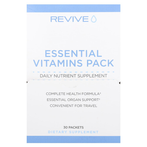 Revive, Essential Vitamins Pack, 30 Packets