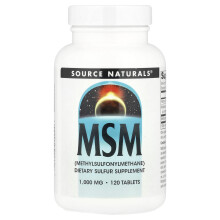 Source Naturals, MSM, 120 Tablets