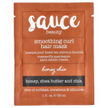 Sauce Beauty, Smothing Kromharen Haarmasker, Honing Chia, 1 fl oz (30 ml)