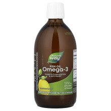 Nature's Way, NutraSea, Omega-3, Zesty Lemon, 16.9 fl oz (500 ml)