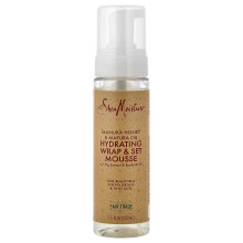 SheaMoisture, Hydrerande vik och sättningsmousse med fikonextrakt & baobabolja, 7,5 fl oz (222 ml)