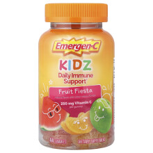 Emergen-C, Kinderdagelijkse Immuunondersteuning, Fruit Fiesta, 44 Gummies