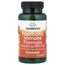 Swanson, Postbiotic Immune Formula Featuring Epicor, 500 mg, 60 Capsules