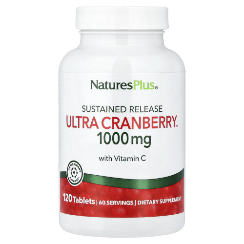 NaturesPlus, Ultra Cranberry, Sustained Release  , 120 Tablets
