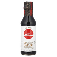 San-J, Salsa de Soja Tamari, 28% Menos Sodio, 10 fl oz (296 ml)