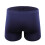 Cueca boxer masculina com cintura elástica, respirável e de cor sólida. 6