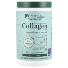 Great Lakes Wellness, schnelle Auflösungskollagenpeptide, tägliche Marine, ungeschmackt, 8 oz (227 g)