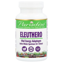 Paradise Herbs, Eleuthero, 120 Vegetarian Capsules (250 mg per Capsule)