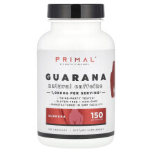 PrePrimal, Guarana, 150 kapsúľ (500 mg na kapsúľ)
