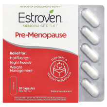 Estroven, Alívio da Menopausa, Pré-Menopausa, 30 Cápsulas