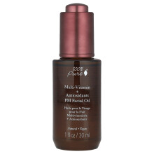 100% PURE, Multi-Vitamin + Antyoksydanty PM Olej do twarzy, 1 fl oz (30 ml)