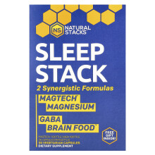 Natural Stacks, Pilhas Naturais, Pilha de Sonolência, 2 Embalagens, 15 Cápsulas Vegetarianas Cada