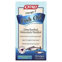 CATALO, Omega-3 Visolie, 180 Zachte-Gels (1.000 mg per Portie)