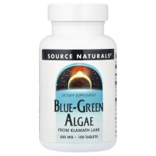 Source Naturals, Blaue-Gelbe Alge, 500 mg, 100 Tabletten