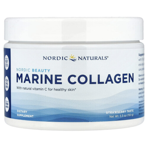 Nordic Naturals Marine Collagen, Strawberry - 150 grams