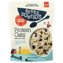 Seven Sundays, Proteiini Oatit Flaks & Chian, Valtameren Villi, 16 oz (454 g)