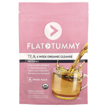 Flat Tummy, Chá, Limpeza de 4 Semanas, Original, 2.01 oz (57 g)