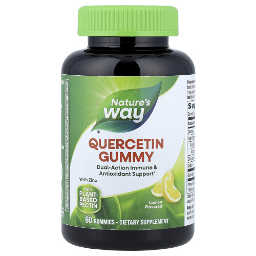 Nature's Way, Quercetin Gummies Mit Zink, Zitrone, 60 Gummies
