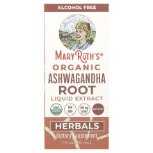 MaryRuth's, Bio Ashwagandha Rods Tørvævsextrakt, Alkoholfri, 1 fl oz (30 ml)