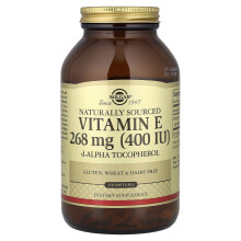 Solgar, Vitamina E de origen natural, 268 mg (400 IU), 250 Softgels