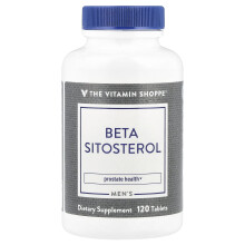 The Vitamin Shoppe, Men's Beta Sitosterol, 120 Tabletten