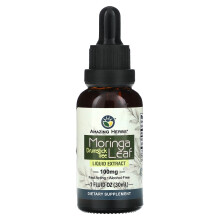 Amazing Herbs, Moringa Blad Liquida Extrakt, 1 fl oz (30 ml)