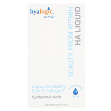 Hyalogic, Schoonheid vanuit de binnenkant, HA vloeibaar, niet gezoet, 1 oz (30 ml)