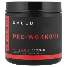 Kaged, PRE-KAGED, Előkészítő, Gyümölcsös Punch, 1,31 lb (592 g)