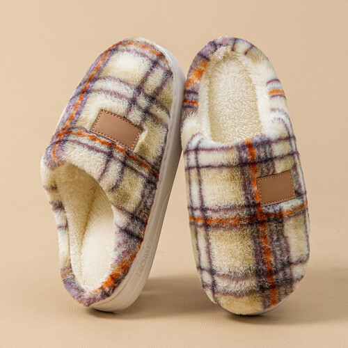 Παντόφλες για γυναίκες, μαλακές, ζεστές, slip-on, παπούτσια σπιτιού, βελούδινες 1