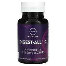 MRM Nutrition Digest-All IC, 60 Vegetariske Tabletter