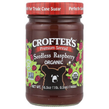 Crofter's Organic, Purê Orgânico Premium, Mirtilo Sem Sementes, 16.5 oz (468 g)
