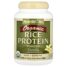 NutriBiotic, Proteina di Riso Biologica, Vaniglia, 1 lb 5.16 oz (600 g)