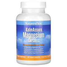 NaturesPlus, KalmAssure, Magnesio, 420 mg, 120 Capsule Vegan (105 mg per Capsule)