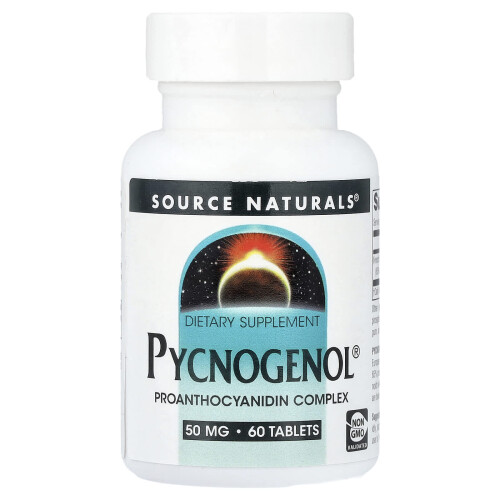 Source Naturals, Pycnogenol, 50 mg, 60 tabletten