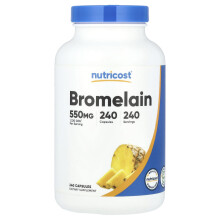 Nutricost, Bromelain, 550 mg, 240 Capsuler