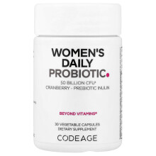 Codeage, Vrouwen's Dagelijks Probiotisch, 30 Vegetarische Capsules