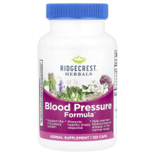 RidgeCrest Herbals, Formula pressione sanguigna, 120 Capsule vegani