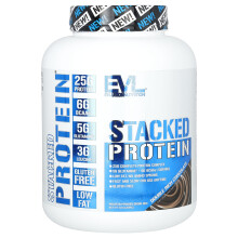 EVLution Nutrition, Proteína Puesta, Chocolate doble rico, 5 lb (2,268 kg)
