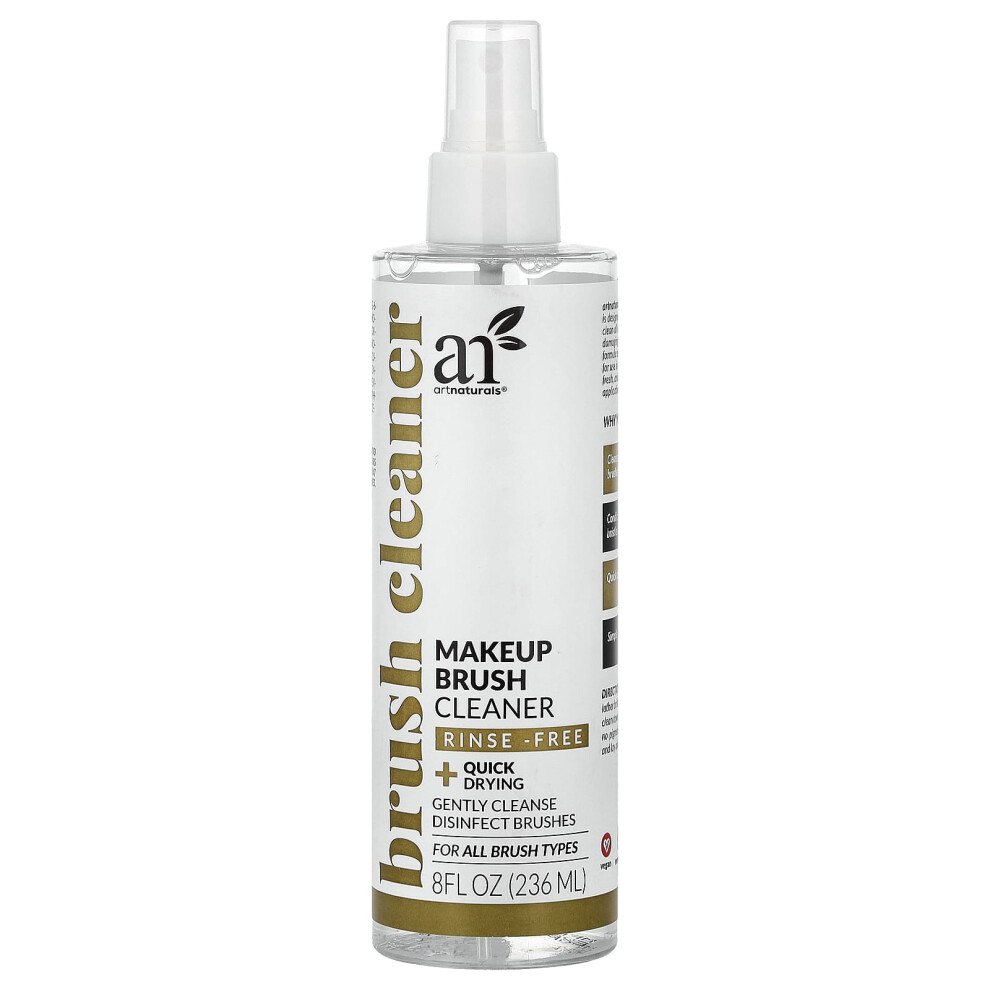 Artnaturals , Makeup Brush Cleaner, Rinse Free, 8 Fl Oz (236 Ml)