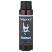 Soapbox, Ochrona Skóry Głowy, 2-W-Oczyszczający Szampon + Kondycjonujący, Drzewo Tei + Eukaliptus, 16 fl oz (473 ml)