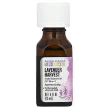 Aura Cacia, Blend di Olio Essenziale Puro, Lavanda, 0,5 fl oz (15 ml)