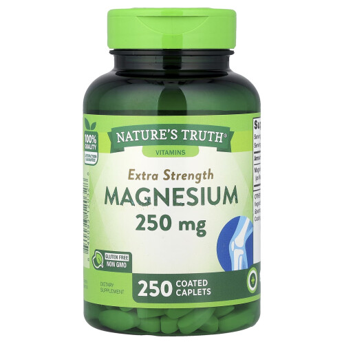 Φύση Αλήθεια, Μαγνήσιο, Υπερδύναμη, 250 mg, 250 Κατεστραμμένα Φιάλες