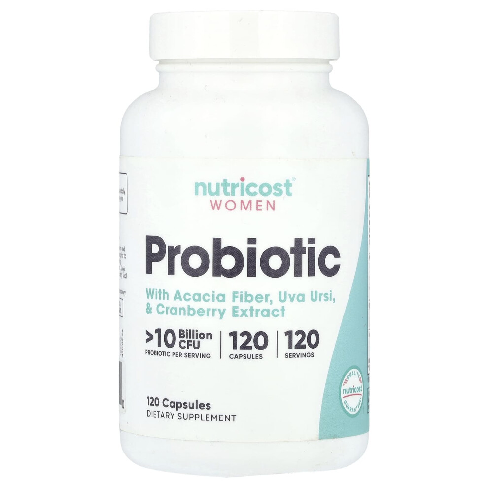 Nutricost , Women, Probiotic, >10 Billion Cfu, 120 Capsules