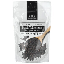 The Spice Lab, Fekete Tellicherry Fűszerpaprika, 1 lb (453 g)