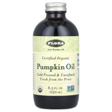 Flora, Aceite de Calabaza Orgánico Certificado, 8.5 fl oz (250 ml)