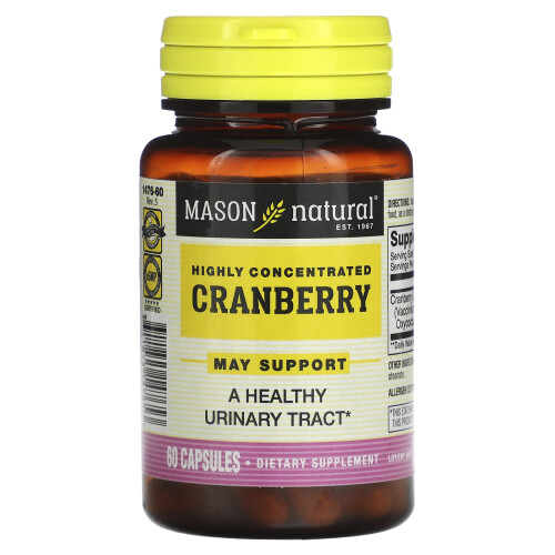 Mason Natural, Highly Concentrated Cranberry, 60 Capsules